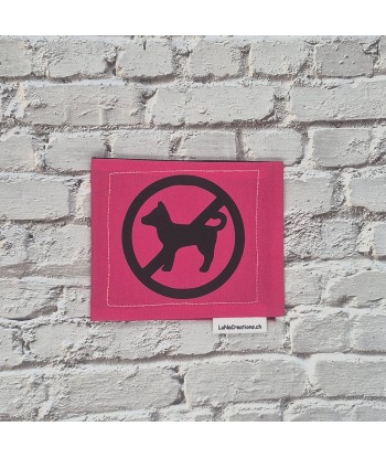 bandeau de harnais, fait main, message, chien