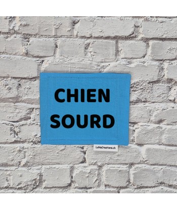 bandeau de harnais, fait main, message, chien