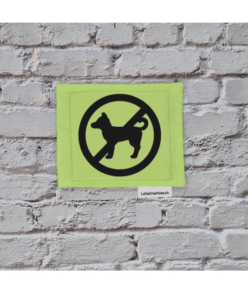 bandeau de harnais, fait main, message, chien