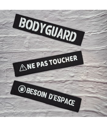bandeau de laisse, fait main, message, chien
