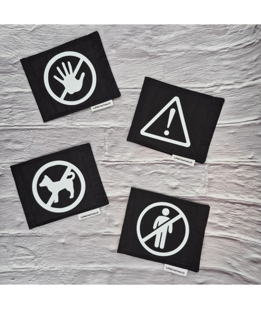 bandeau de harnais, fait main, message, chien