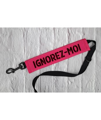 bandeau de laisse, fait main, message, chien
