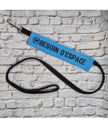 bandeau de laisse, fait main, message, chien