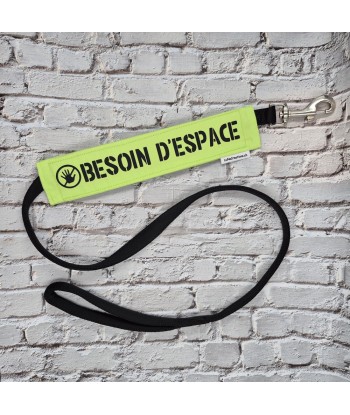 bandeau de laisse, fait main, message, chien