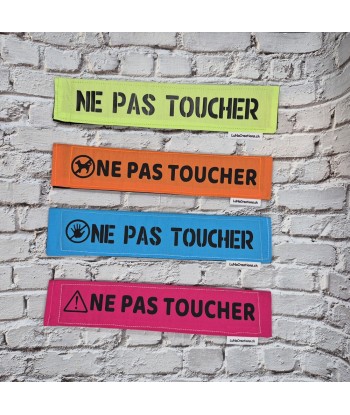 bandeau de laisse, fait main, message, chien