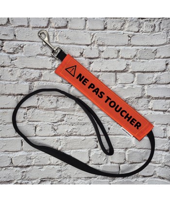 bandeau de laisse, fait main, message, chien