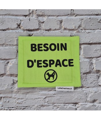 bandeau de harnais, fait main, message, chien